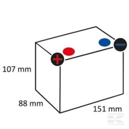 Batterie 12V 8Ah 120A...