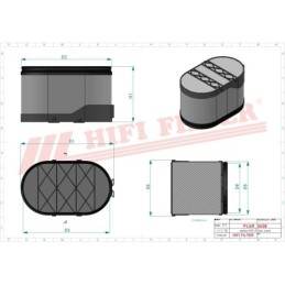 FILTRE A AIR HIFI-FILTER...