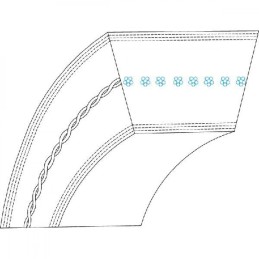 Courroie 5L 5/8’’ x 33,8’’...